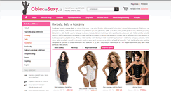 Desktop Screenshot of oblecsesexy.cz